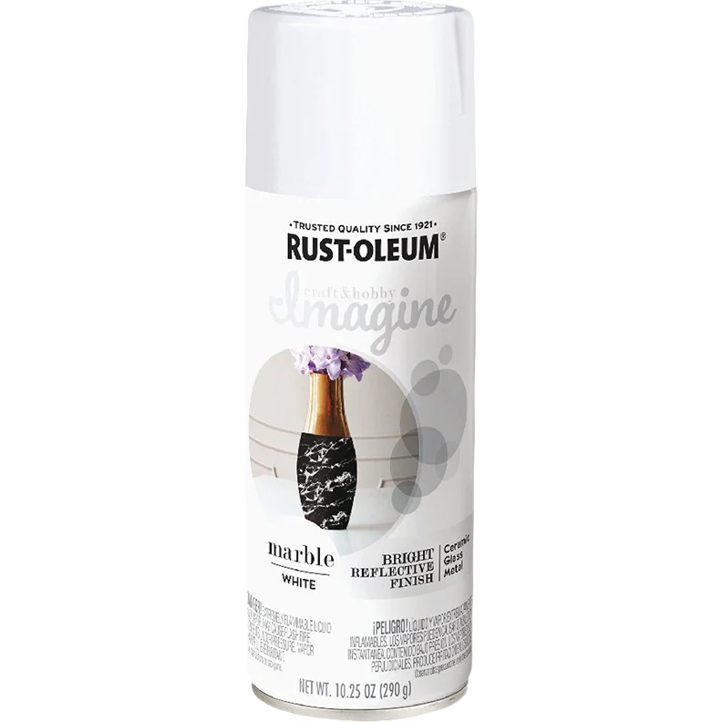 Sustainable Rust-Oleum Marble White Imagine Spray Paint 10.25 oz. Exceptional