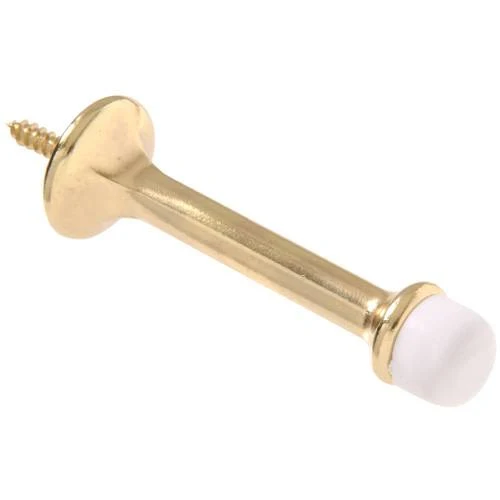 Casual Hillman Brass Rigid Door Stop 3 in. Next-Generation