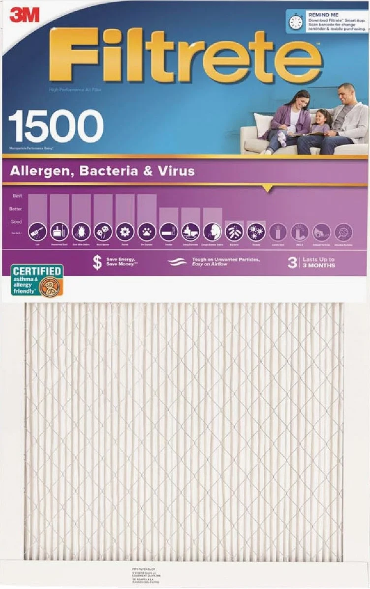 Soft Filtretre Allergen Healthy Living 1550 MPR Furnace Filter 20 x 20 x 1 Innovative