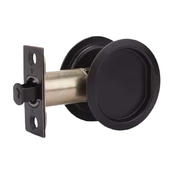 Contemporary Weslock Pocket Door Passage Black Dependable