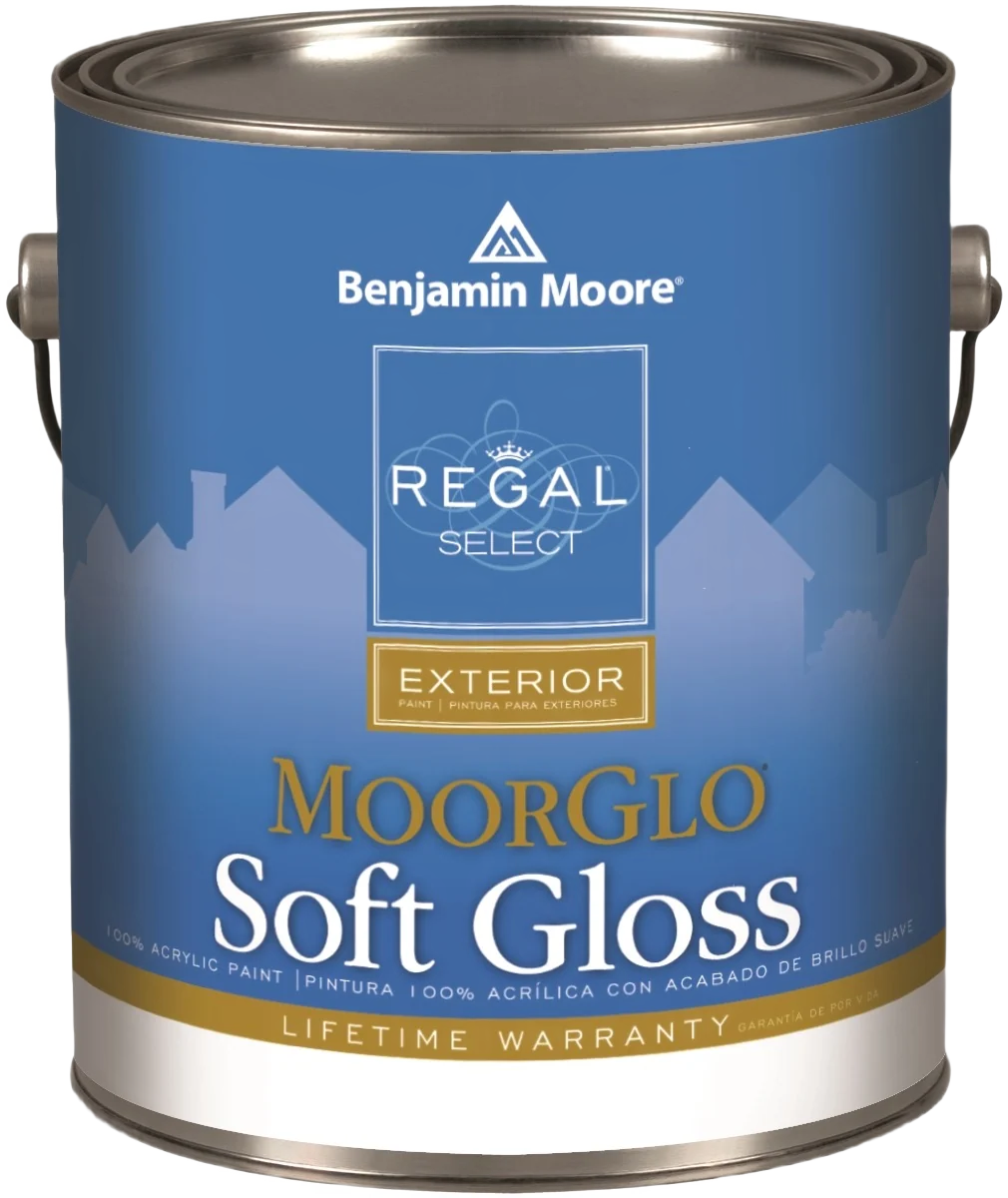 User-Friendly Benjamin Moore Regal Moorglo White Soft Gloss Exterior Paint 1 Gallon Trusted