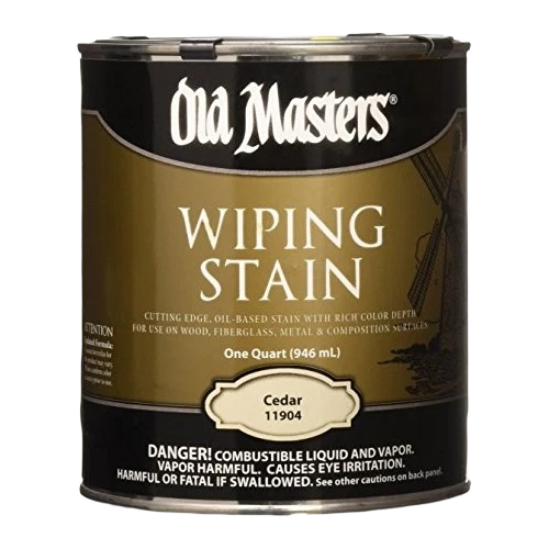 Soft Old Masters Cedar Oil Base Wiping Stain 1 Quart Proven