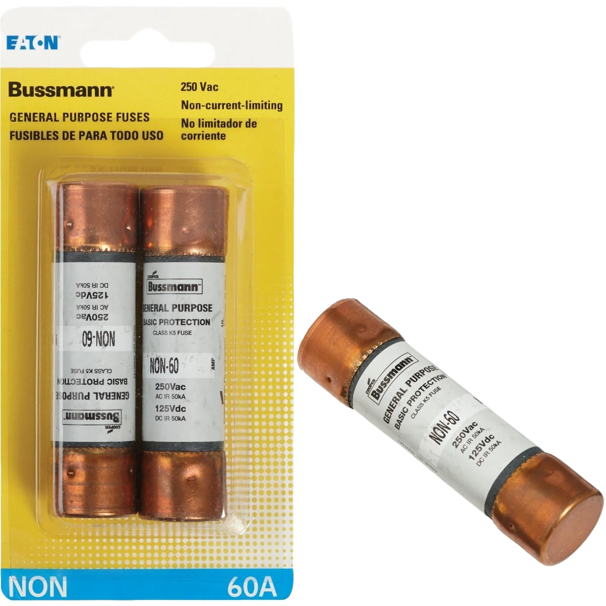 Dependable Bussmann 60A Non Cartridge Fuse Modern