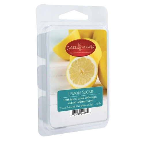 Authentic Candle Warmers Lemon Sugar Wax Melts 2.5 oz. Recyclable