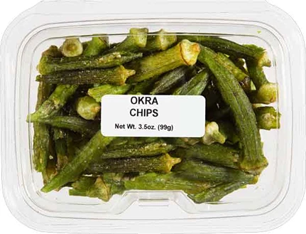 Carefully Designed JLM Crispy Okra Chips 3.5 oz. Genuine