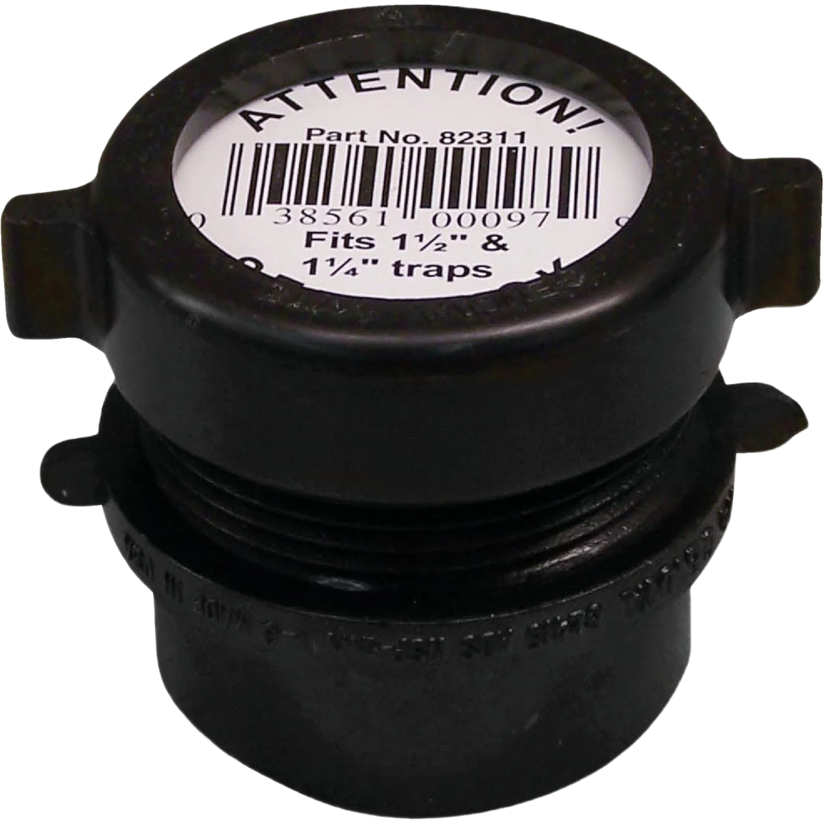Stylish Charlotte Pipe 1-1 2 In. x 1-1 4 In. SPG x Tubular Black ABS Waste Adapter Original