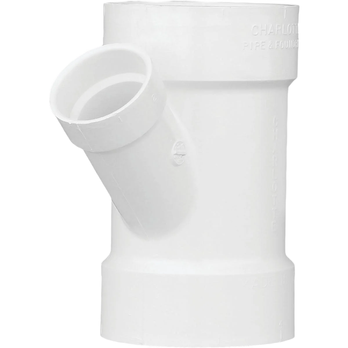 User-Friendly Charlotte Pipe Schedule 40 PVC-DWV Reducing Wye 4 In. x 2 In. High-Grade