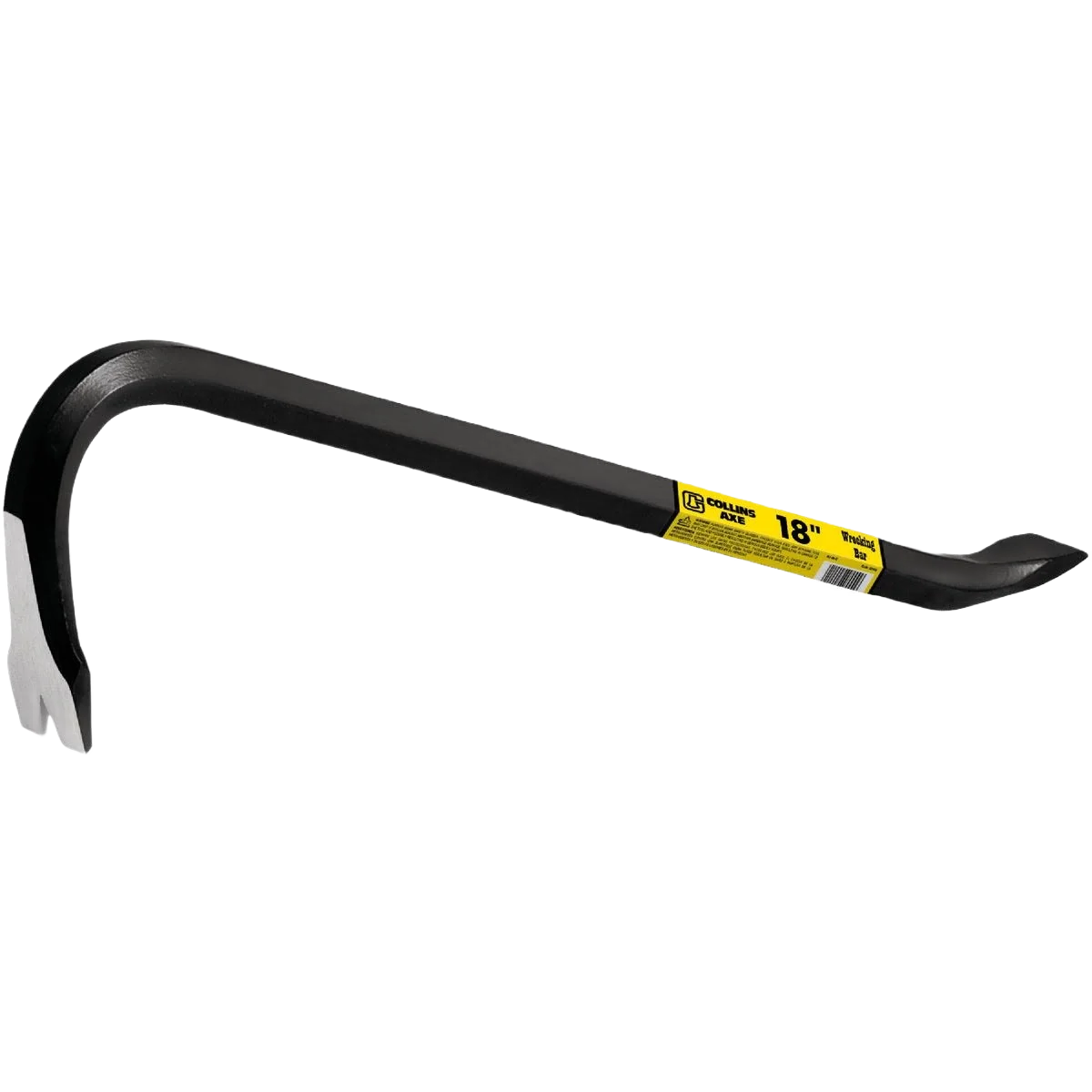 Traditional Collins 18 in. Black Gooseneck Wrecking Bar Lightweight