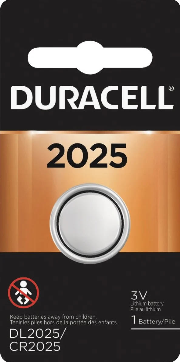 Authentic Duracell 2025 Lithium Coin Cell Battery Contemporary