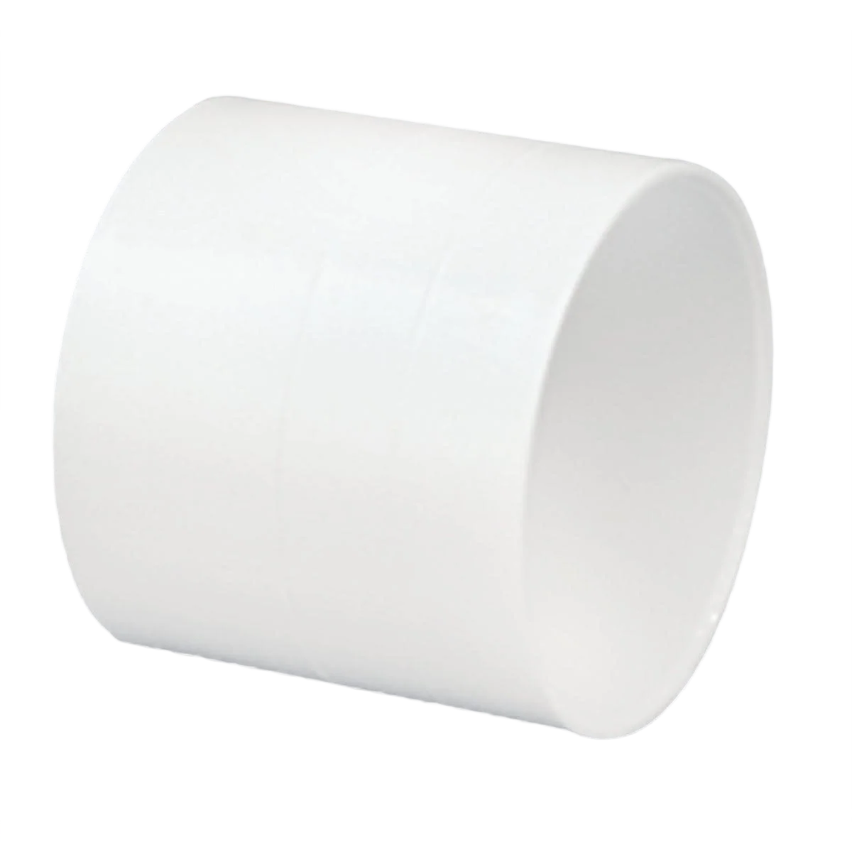 Solid IPEX Canplas SDR 35 6 In. Sewer and Drain PVC Coupling Pure