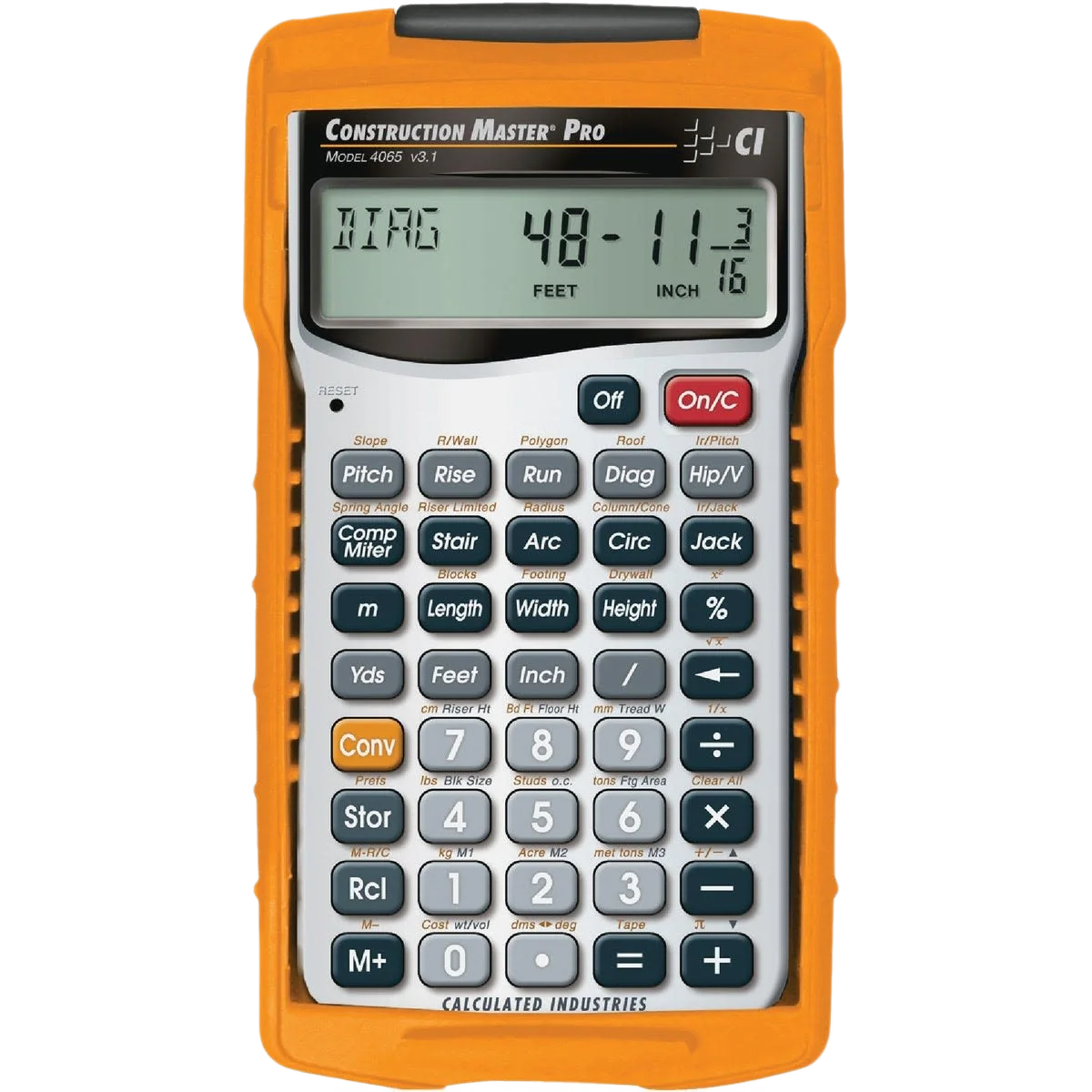 Detailed Calculated Industries Construction Master Pro Project Calculator Practical