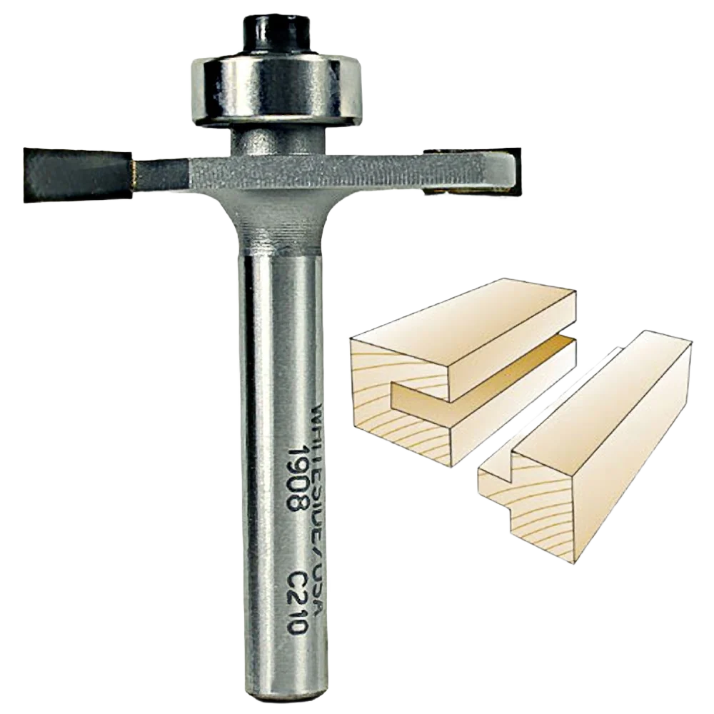 Trendy Whiteside Slotting Rabbeting Bit 1 4 in. SH x 5 32 in. CL x 1 2 in. Breathable
