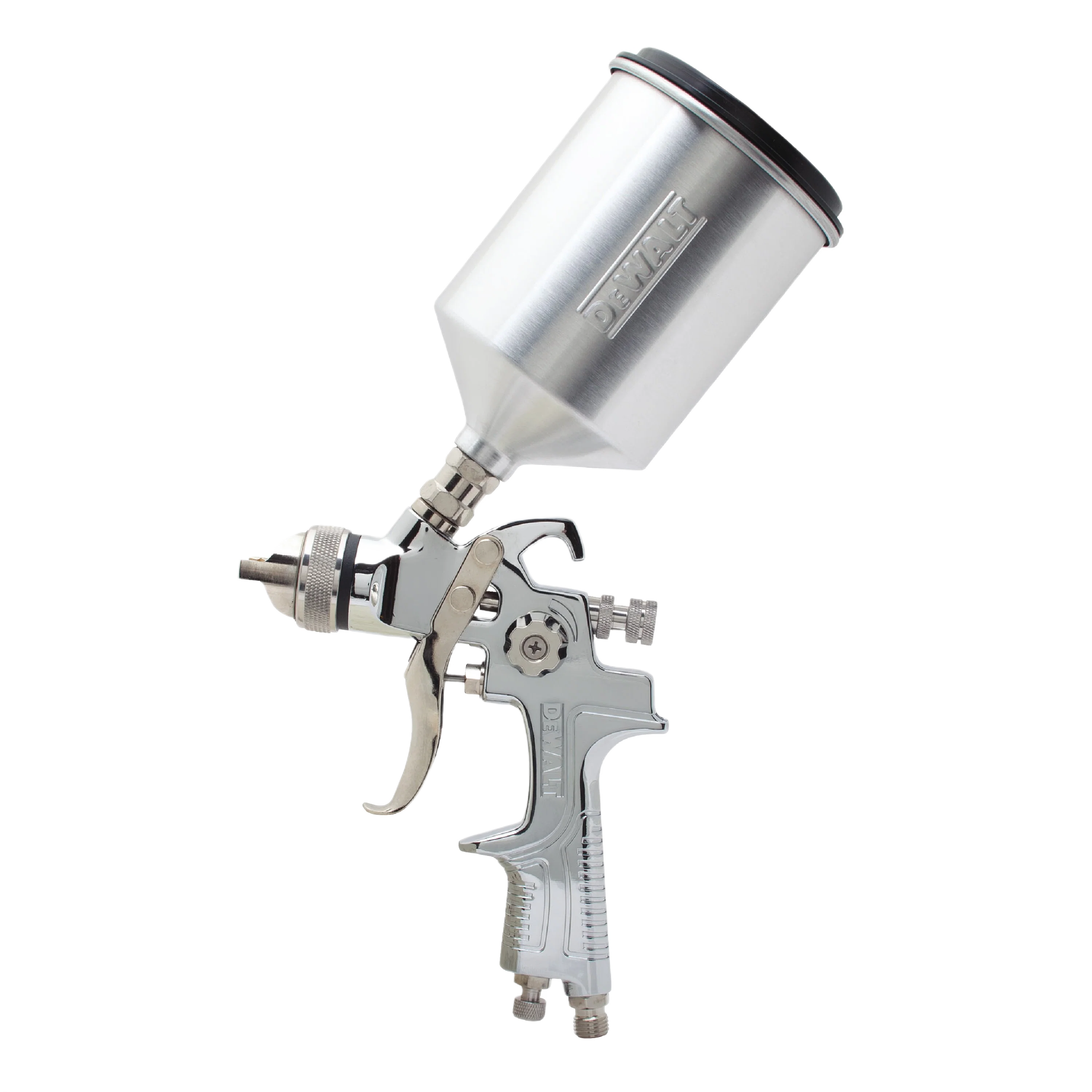 Traditional DEWALT Gravity Feed HVLP Paint Sprayer Gun Environmentally Friendly