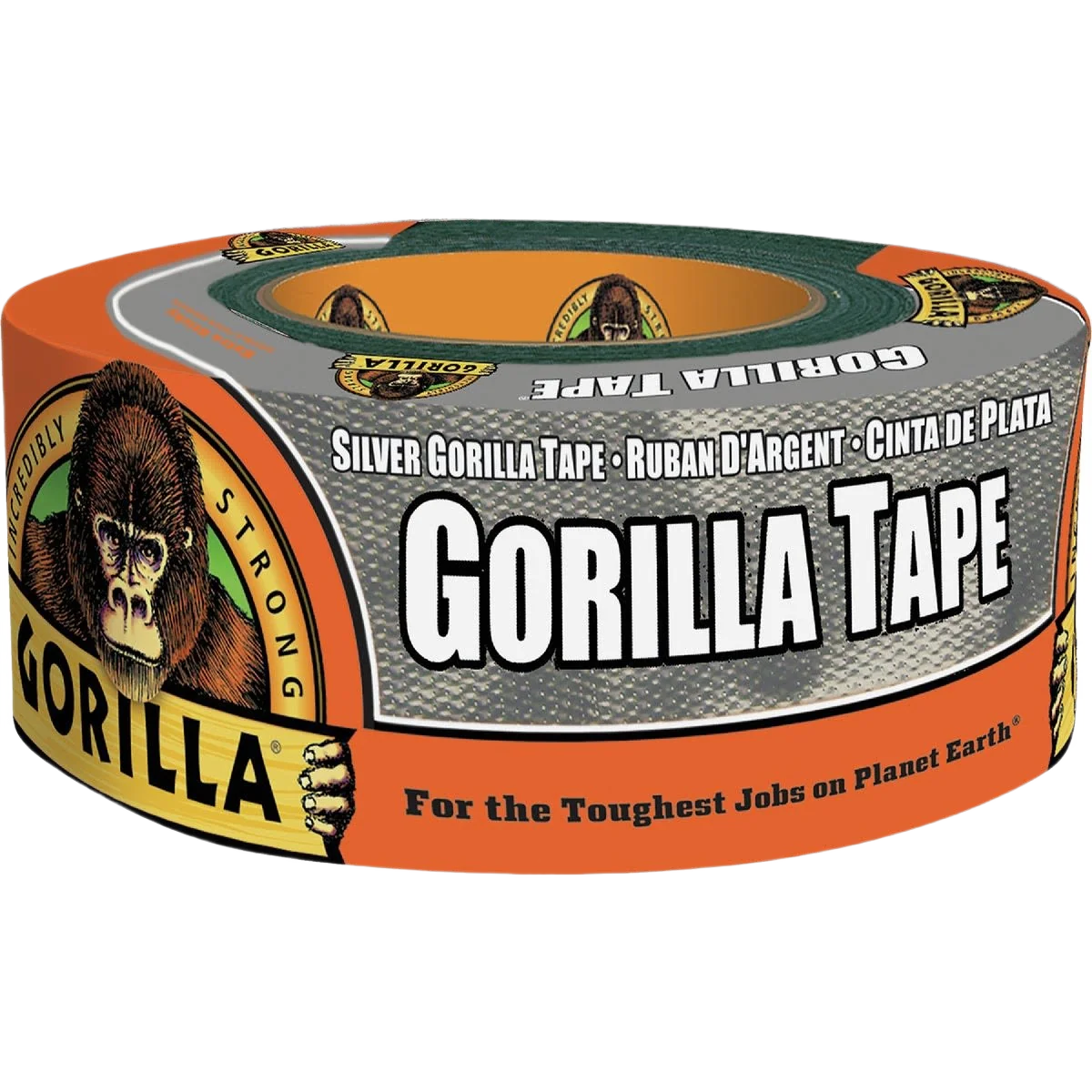 Specialty Gorilla To Go Silver Heavy-Duty Duct Tape 1.88 in. x 12 yd. Elite