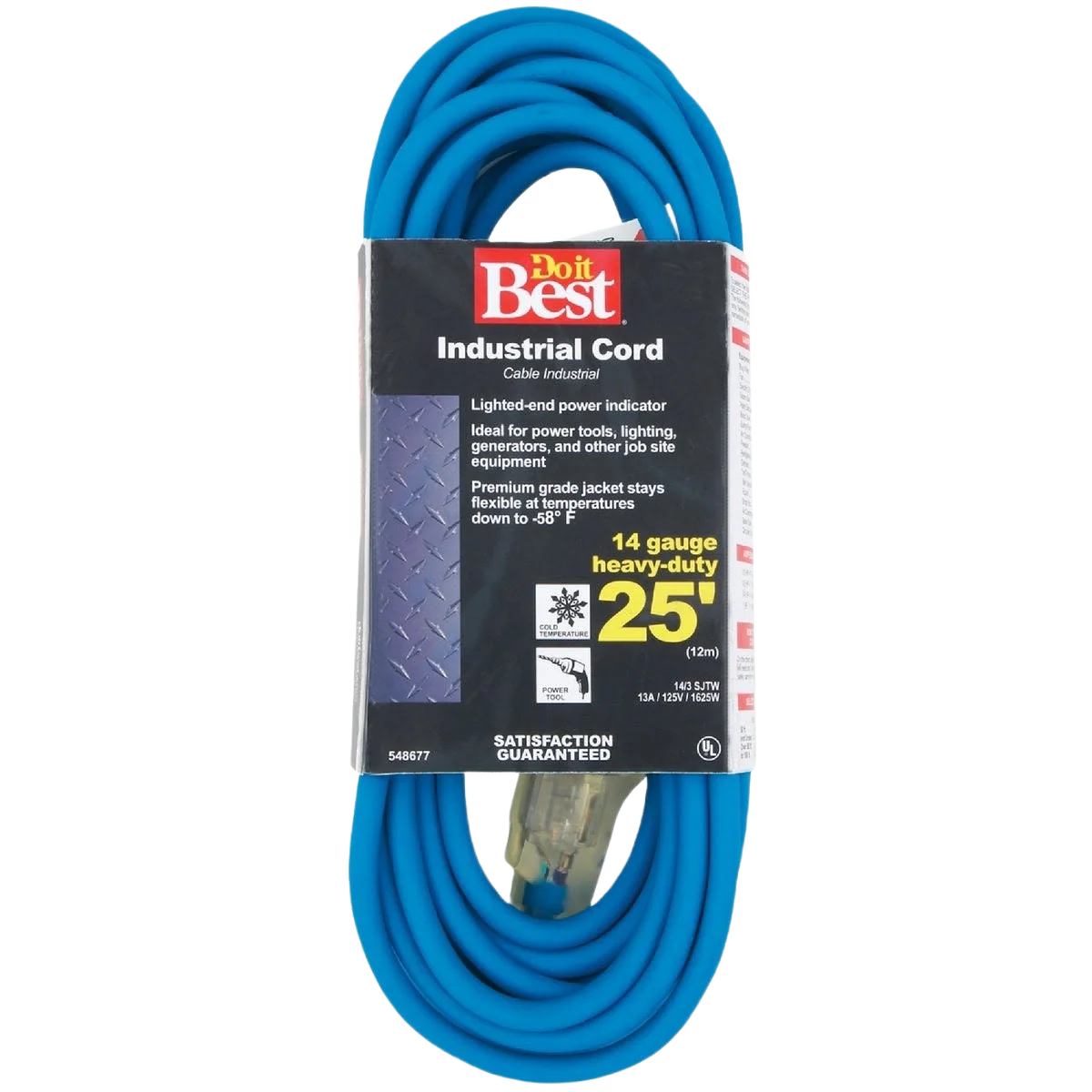 Unique Do it Blue 14 3 Industrial Outdoor Extension Cord 25 ft. Fashionable