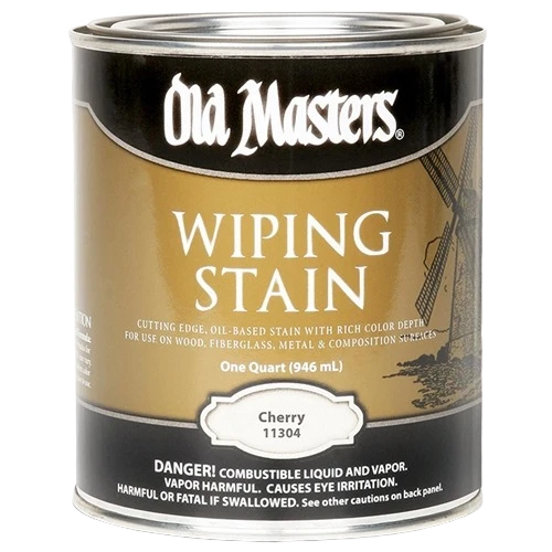 Versatile Old Masters Cherry Oil Base Wiping Stain 1 Quart Relaxed