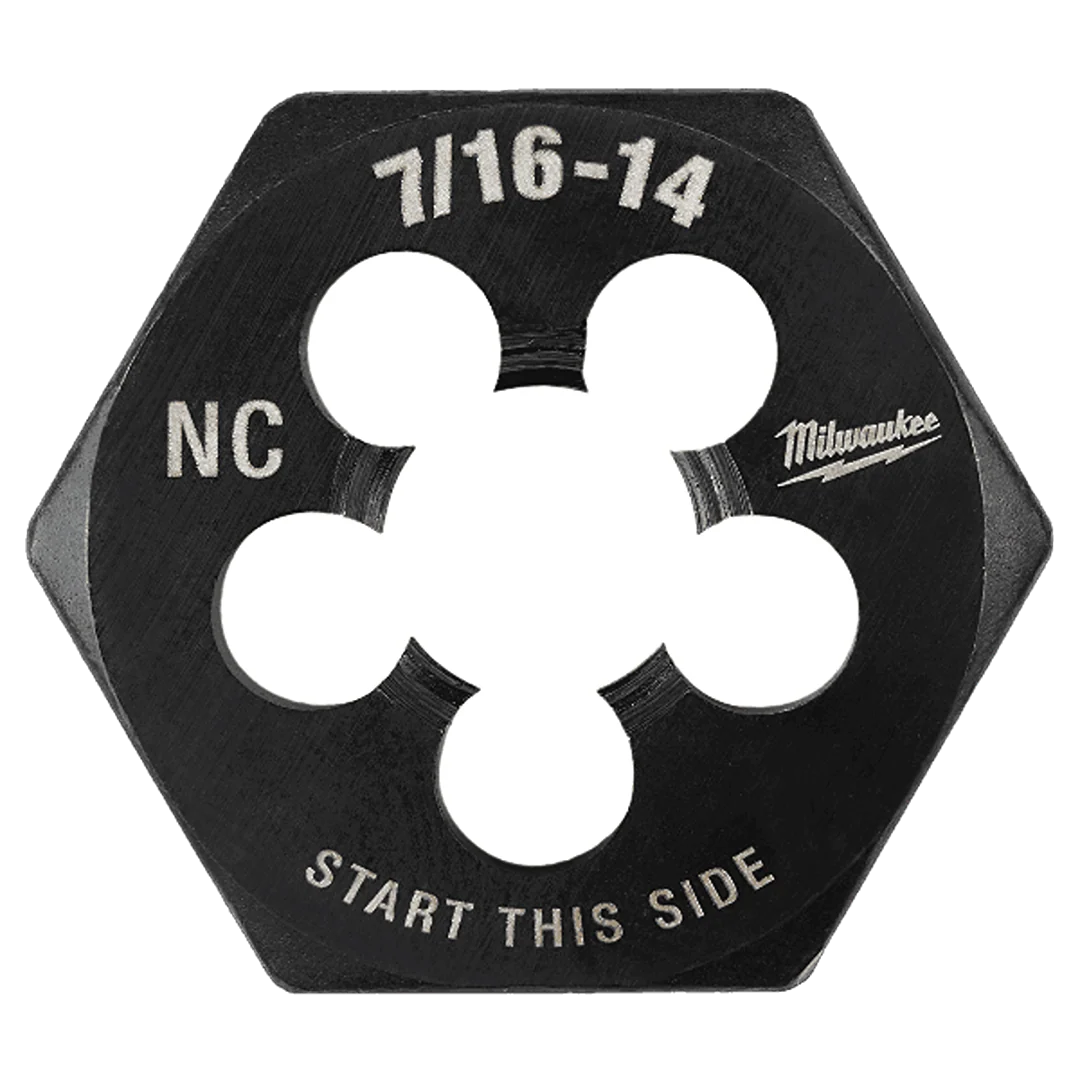 Dependable Milwaukee 7 16-14 NC 1 Hex Threading Die Trusted