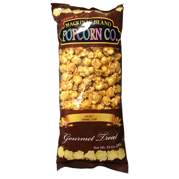 Casual Devon's Mackinac Island Sea Salt Caramel Corn 10 oz. First-Class