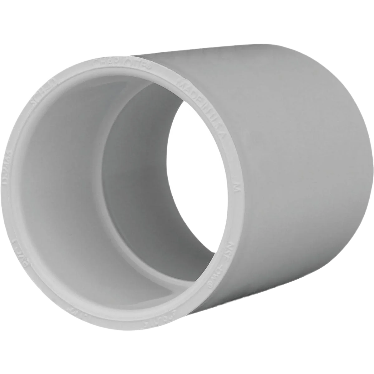 Traditional Charlotte Pipe 1-1 2 In. Schedule 40 PVC Coupling Clean