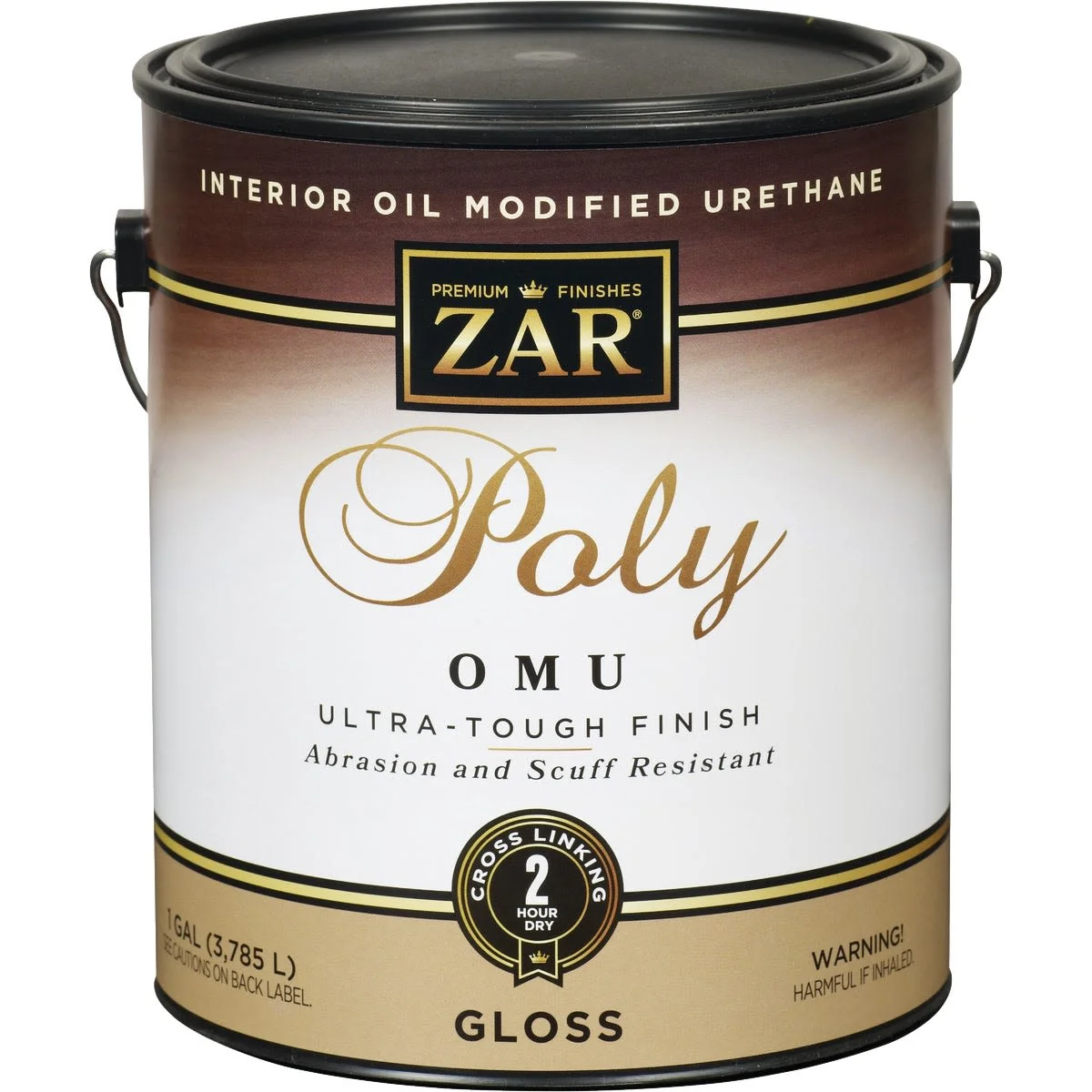 Solid ZAR Ultra Max Interior Gloss Polyurethane Gallon Green