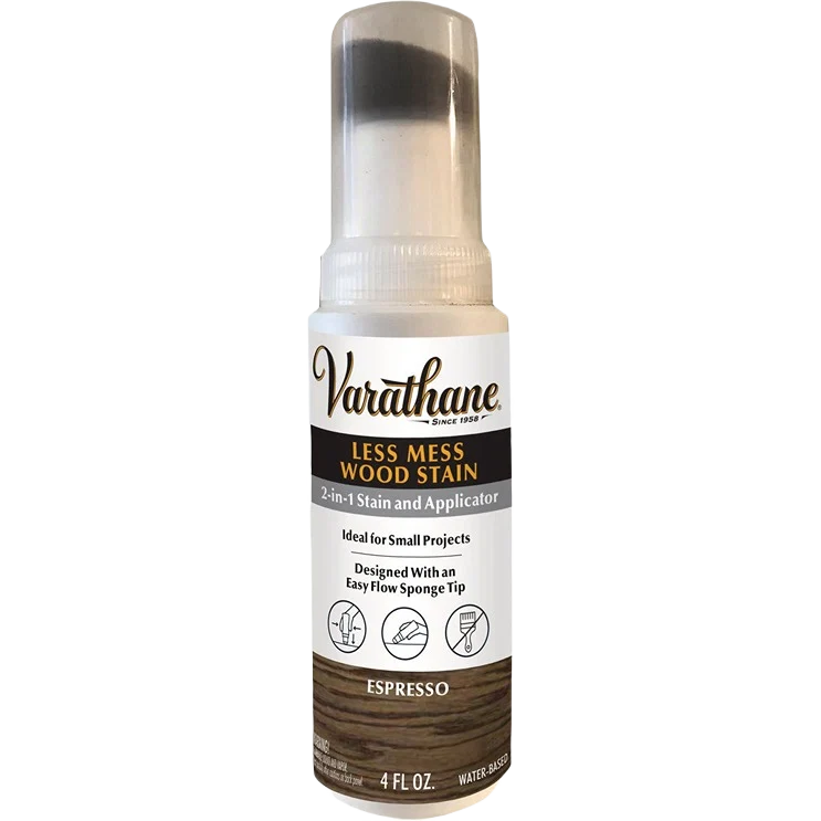 Durable Rust-Oleum Varathane Espresso Less Mess Wood Stain 4 oz. Exclusive