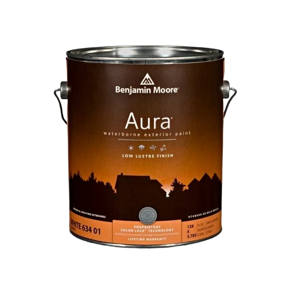 Carefully Designed Benjamin Moore Aura 3X Low Lustre Exterior Paint 1 Quart Enhanced