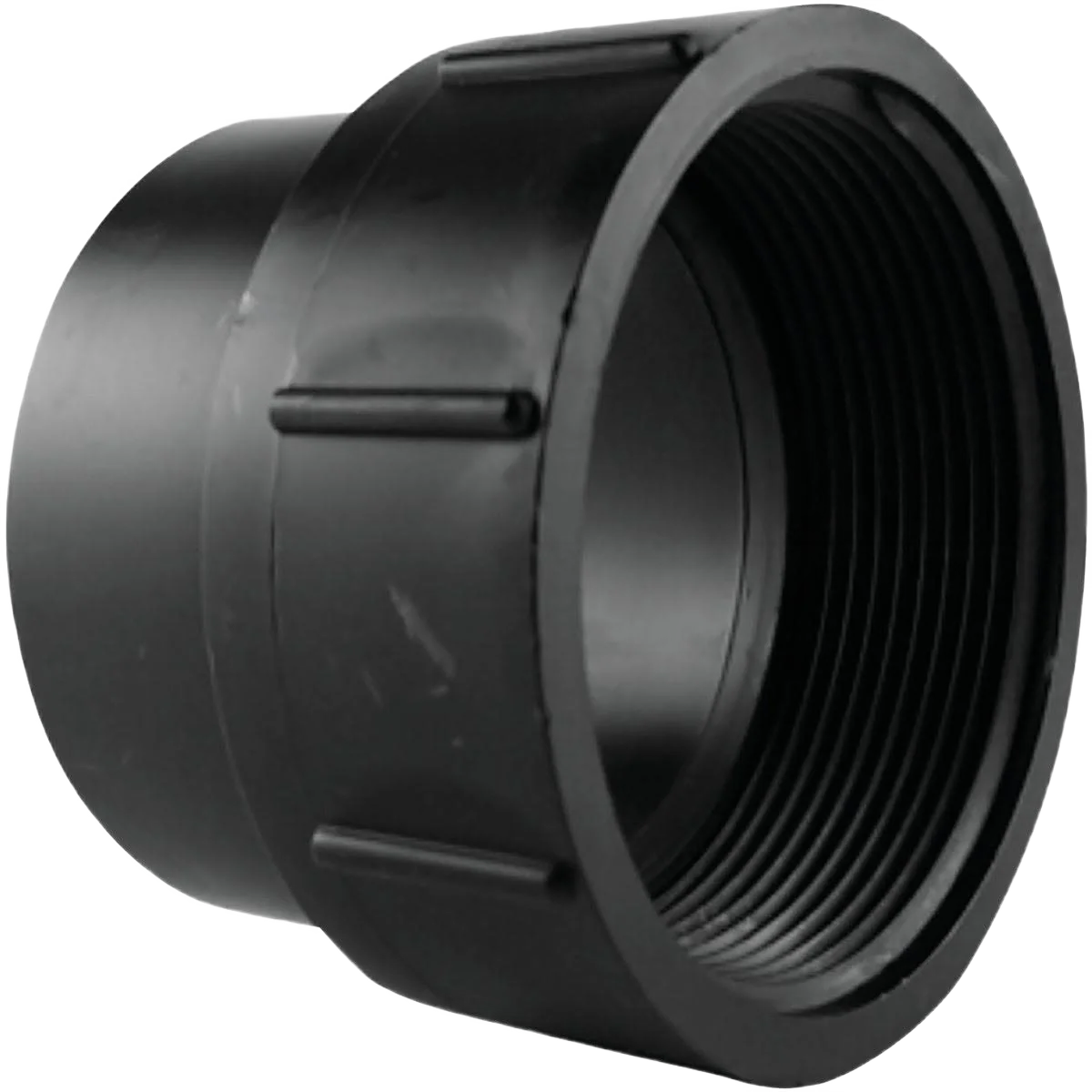 Versatile Charlotte Pipe 3 In. Spigot x FIP Fitting ABS Cleanout Lightweight