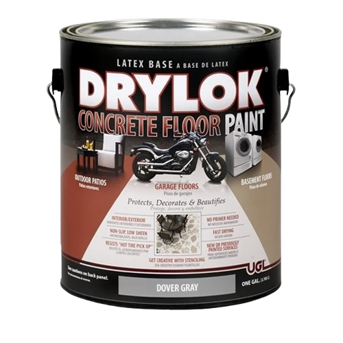Verified DRYLOK Dover Gray Latex Base Concrete Floor Paint 1 Gallon Original Design