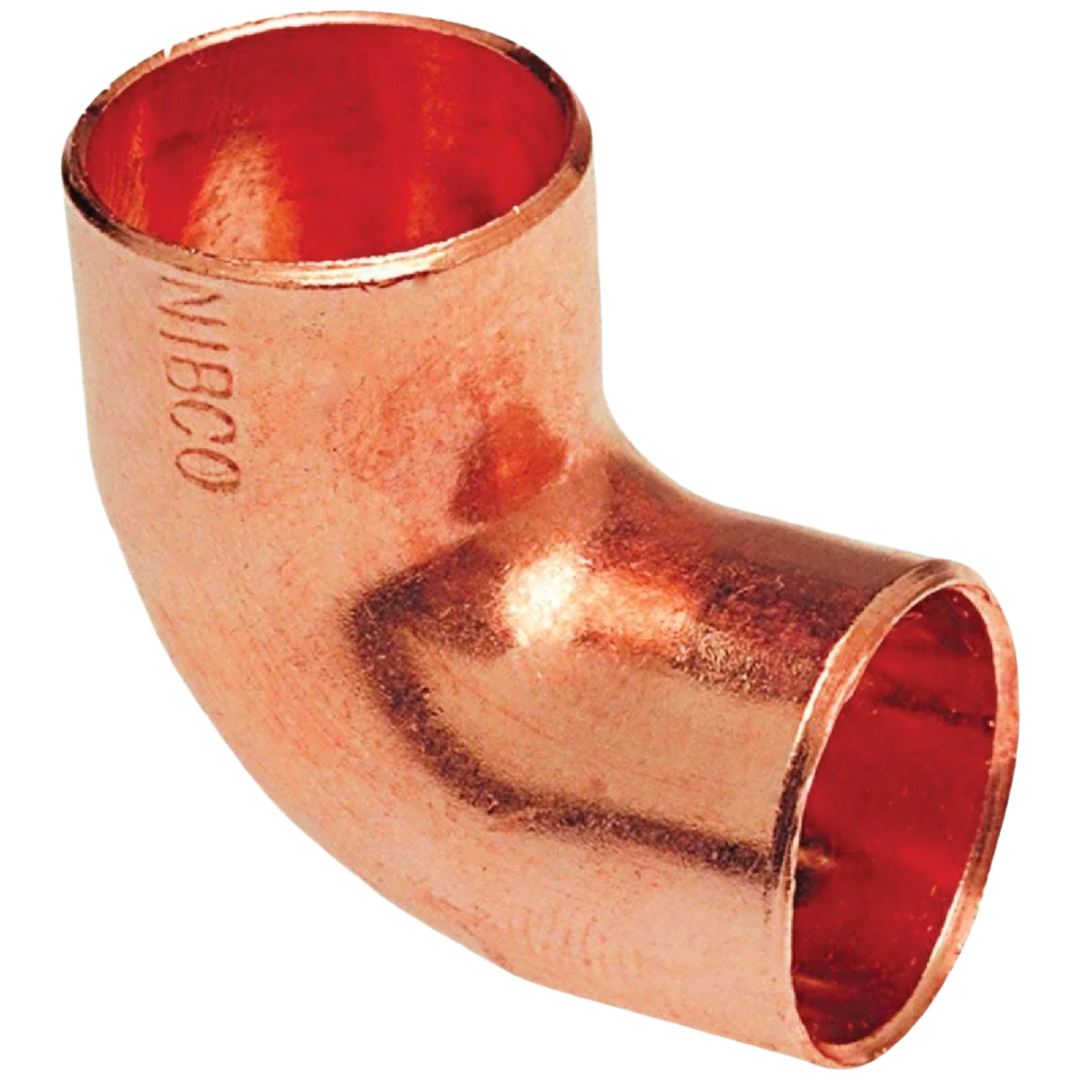 Smooth NIBCO 3 4 x 1 2 CxC 90 Deg. Reducing Copper Elbow 1 4 Bend Crafted