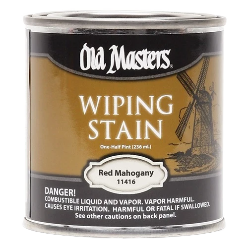 Consistent Old Masters Red Mahogany Oil Base Wiping Stain 1 2 Pint Premium Material
