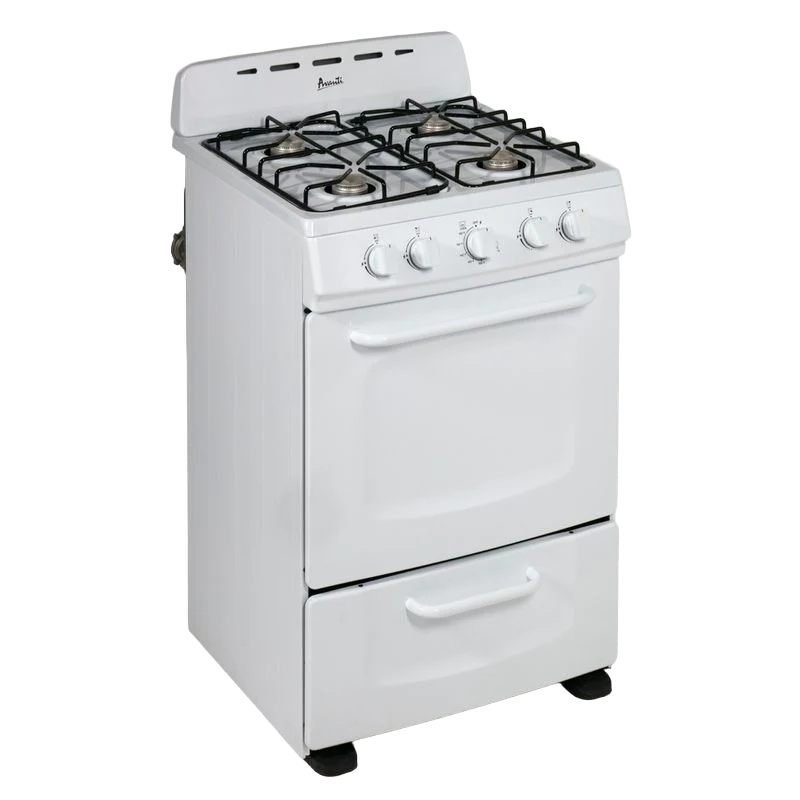 Consistent Avanti 24 Gas Range Oven - White Recyclable