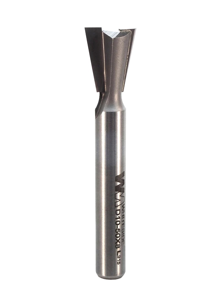 Soft Whiteside D10-50x8 10° Dovetail Bit 8mm SH 1 2 LD 5 8 DOC Elegant
