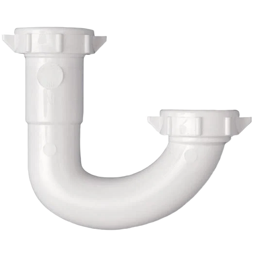 Trendy Do it 1-1 4 x 1-1 4 White Plastic J-Bend Innovative