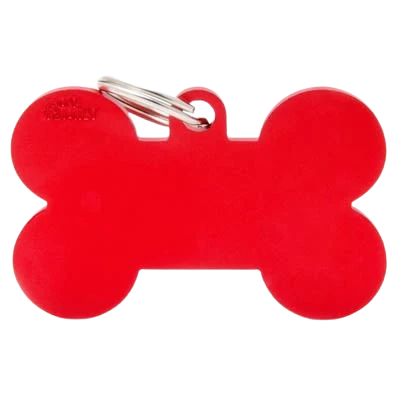 Durable MyFamily XL Red Bone ID Tag Quality
