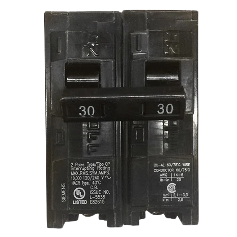 Consistent Siemens Q230 2-Pole Plug-In Circuit Breaker World-Class
