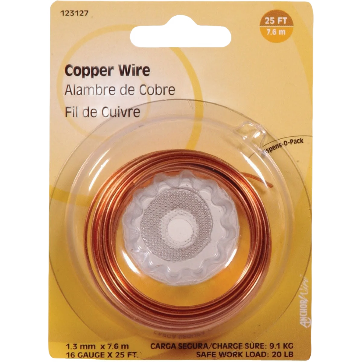 Soft Hillman 25 Ft. 16 Ga. Copper General Purpose Wire Fast