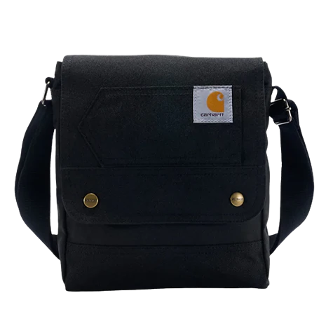 Certified Carhartt Black Cross Body Snap Bag High-End