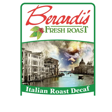 Dependable Berardi's Decaf Italian Roast Coffee Beans 12 oz. Prestigious