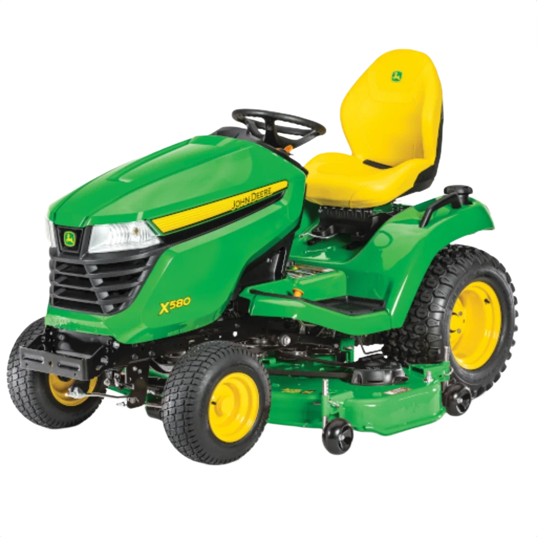 User-Friendly John Deere X580 Lawn Tractor with 54-in. Deck Certified