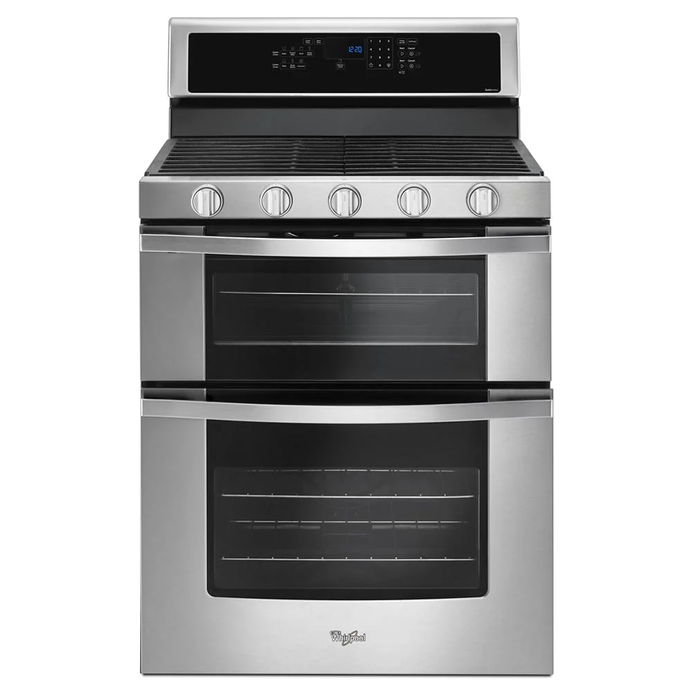 User-Friendly 6.0 Cu. Ft. Gas Double Oven Range with EZ-2-Lift™ Hinged Grates Relaxed