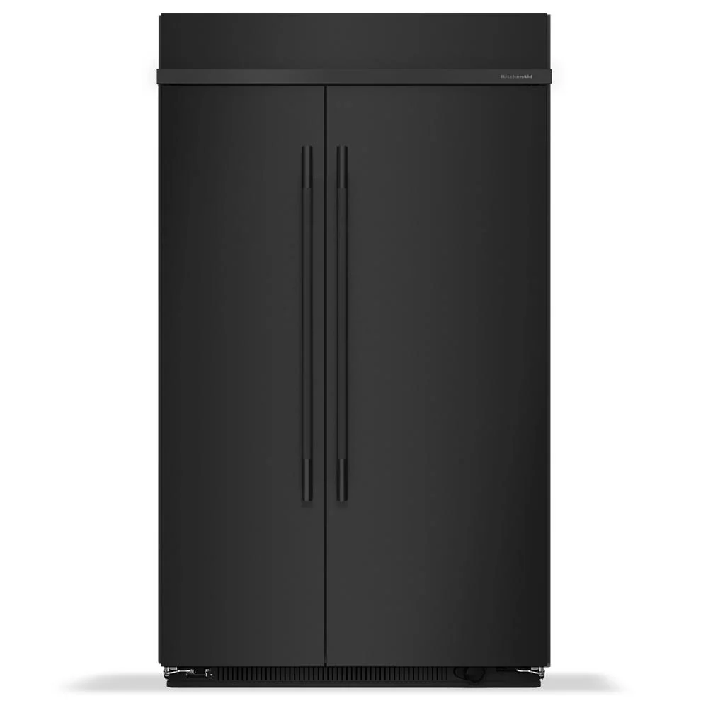 Carefully Designed 29.4 Cu. Ft. 48-Inch Built-In Side-by-Side Refrigerator with Signature Platinum Interior in Black Ore Eco-Friendly