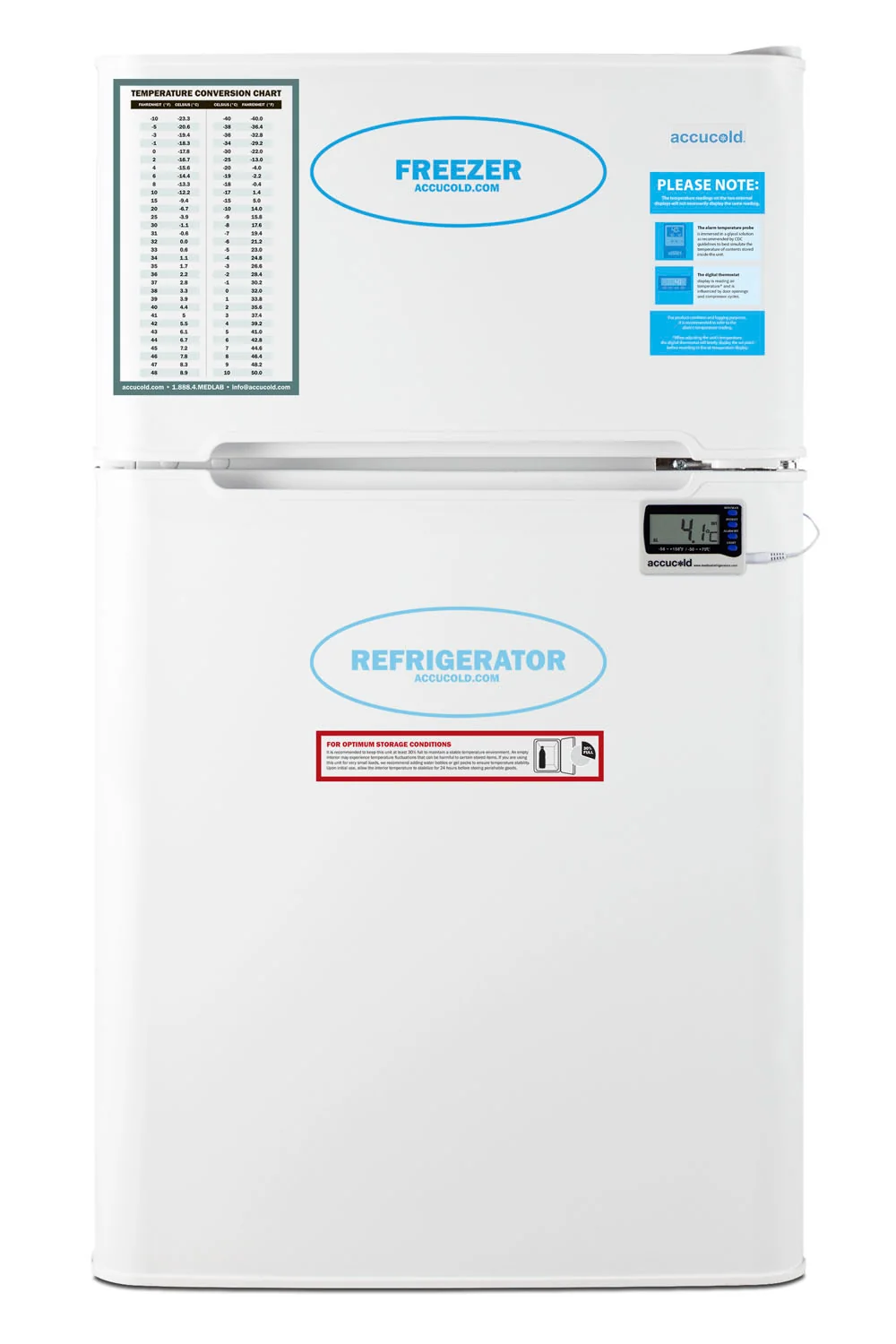 Traditional 19 Wide General Purpose Refrigerator-zer Consistent