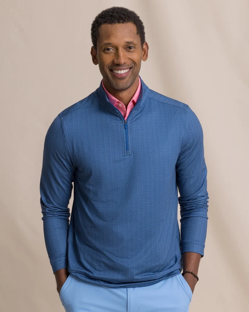 User-Friendly Cruiser Raise The Par Printed Quarter Zip Organic