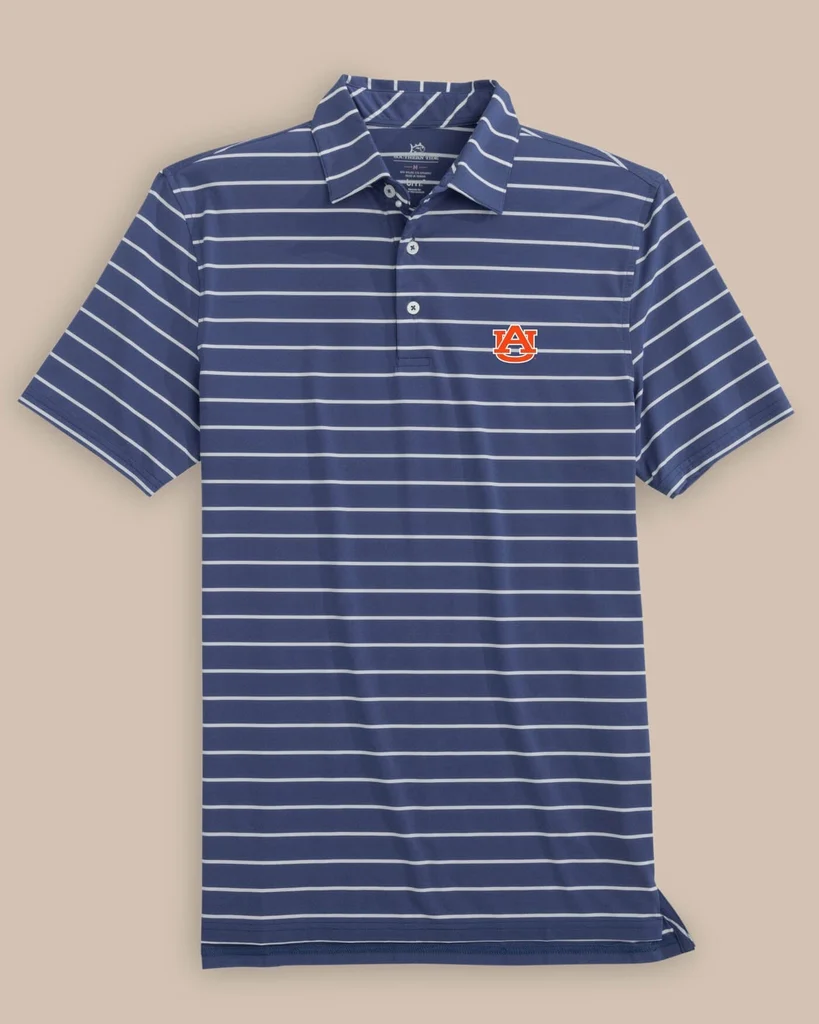 Sustainable Auburn Tigers brrr°®eeze Desmond Stripe Polo Artisan