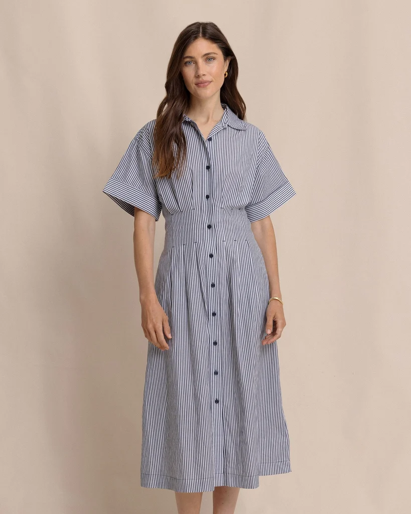 Specialty Bobbie Tucked Waist Shirtdress Casual
