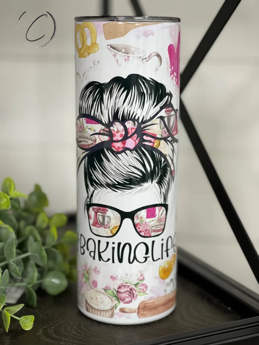 Versatile Bake Life Sip Tumbler 20oz - for Every Occasion Lightweight