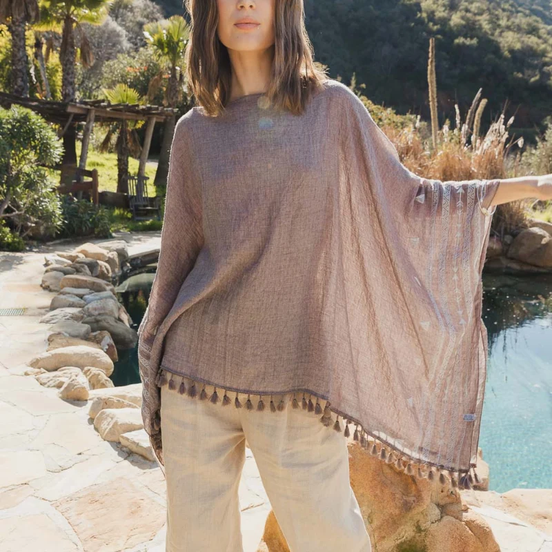 Carefully Designed Aztec Embroidered Tunic Versatile