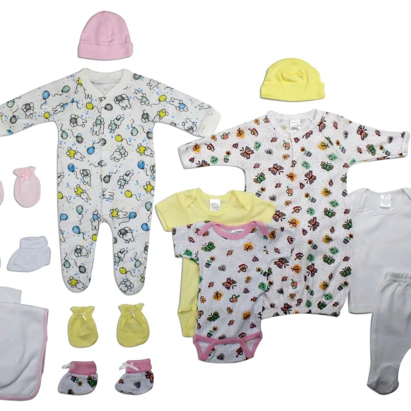 Traditional Baby Girl Layette Set Contemporary
