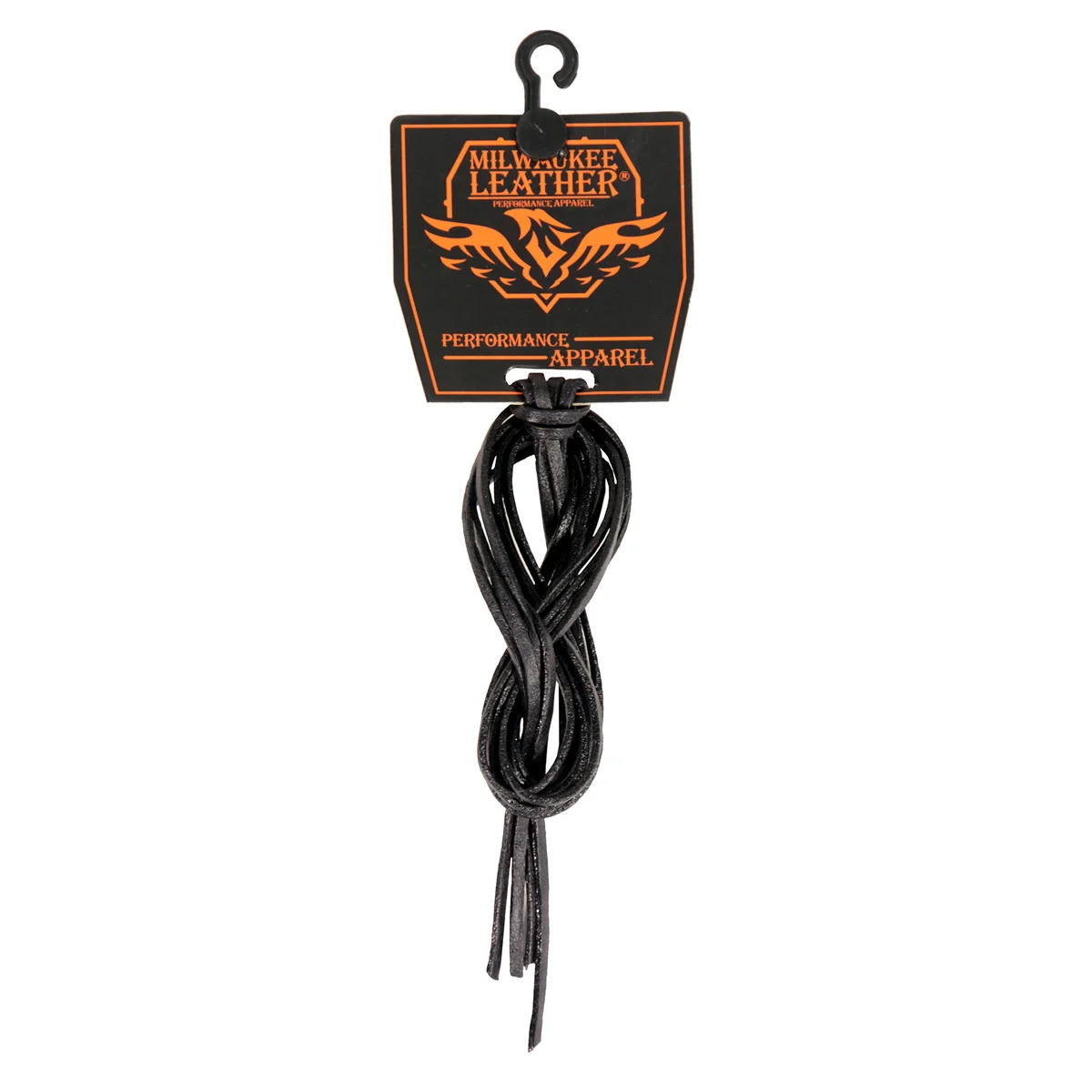 Certified Milwaukee Leather MP7910 Black Leather Side Lacing 72 Inch Long Lightweight