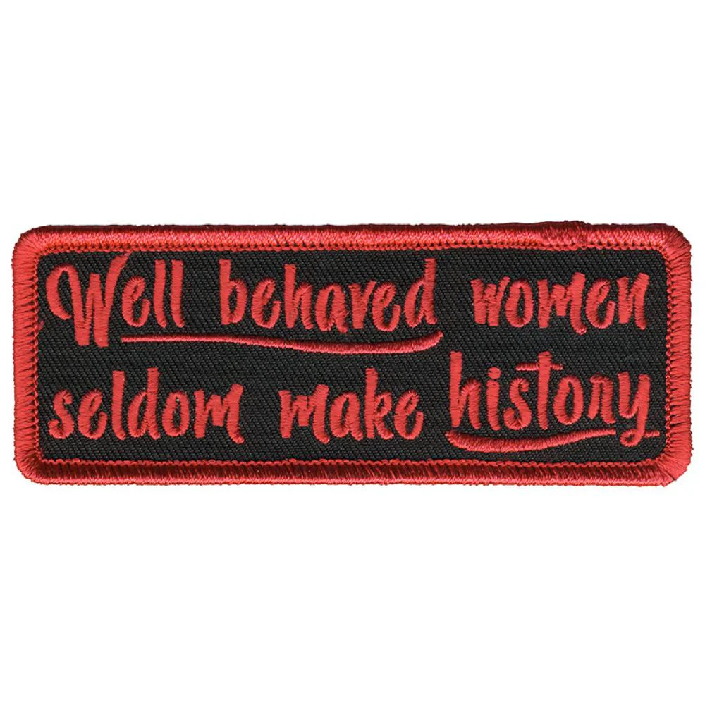 User-Friendly Hot Leathers PPL9794 Well Behaved Women's 4 x 2 Patch Premium